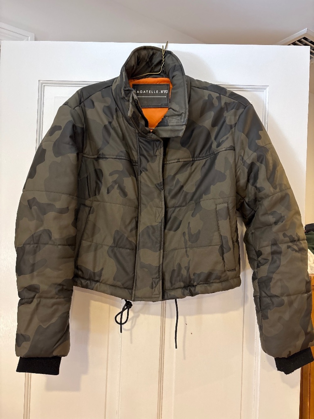 Bagatelle cropped camo jacket
